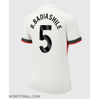 Billige Fotballdrakt Chelsea Benoit Badiashile #5 Replika Bortedrakt Dame 2025-26 Kortermet